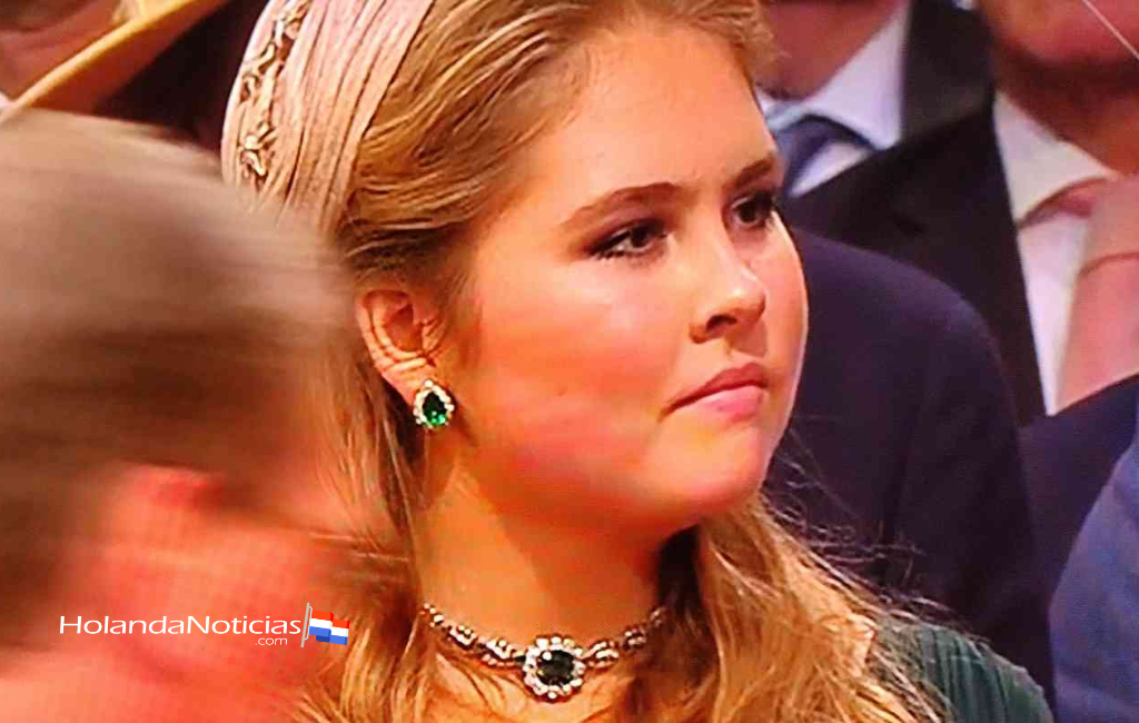 La Princesa Amalia de los Países Bajos no puede salir de casa por una amenaza