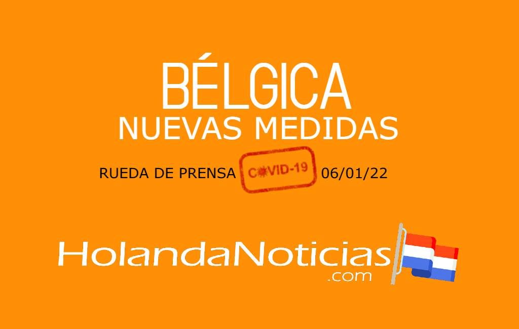 Bélgica anunció NUEVAS MEDIDAS SANITARIAS